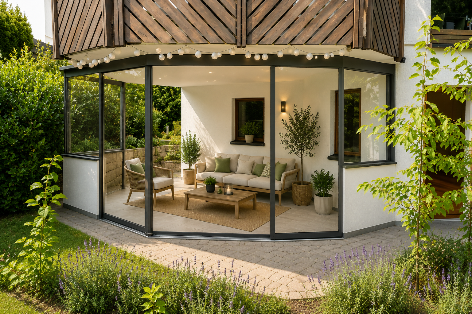 Lichtdurchflutete Gartenwohnung mit Stil — Bild 9