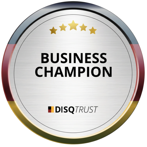 Auszeichnung Siegel: Business Champion 2026/27 — FAIV Real Estate